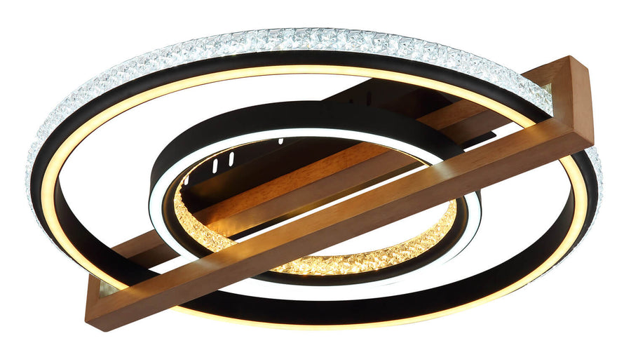 Plafonnier Deloris noir mat (48137R)