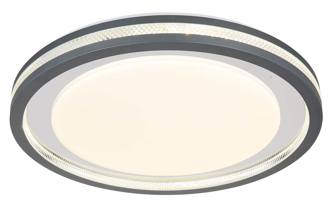 Plafonnier Terpsa blanc mat, Ø 47,8 cm