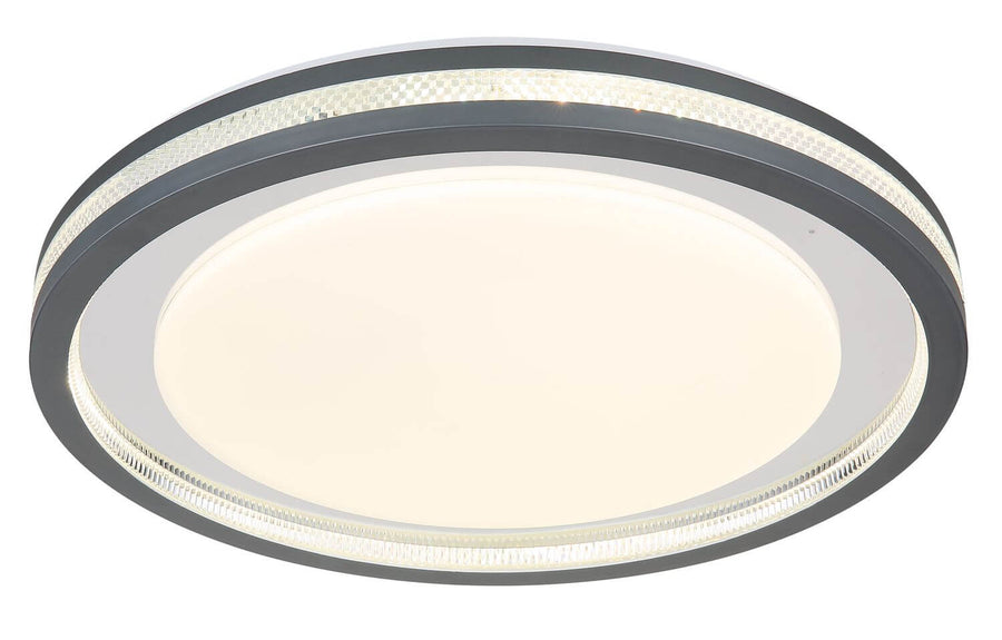 Plafonnier Terpsa blanc mat, Ø 47,8 cm