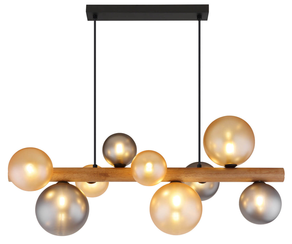 Suspension Riha noire mat