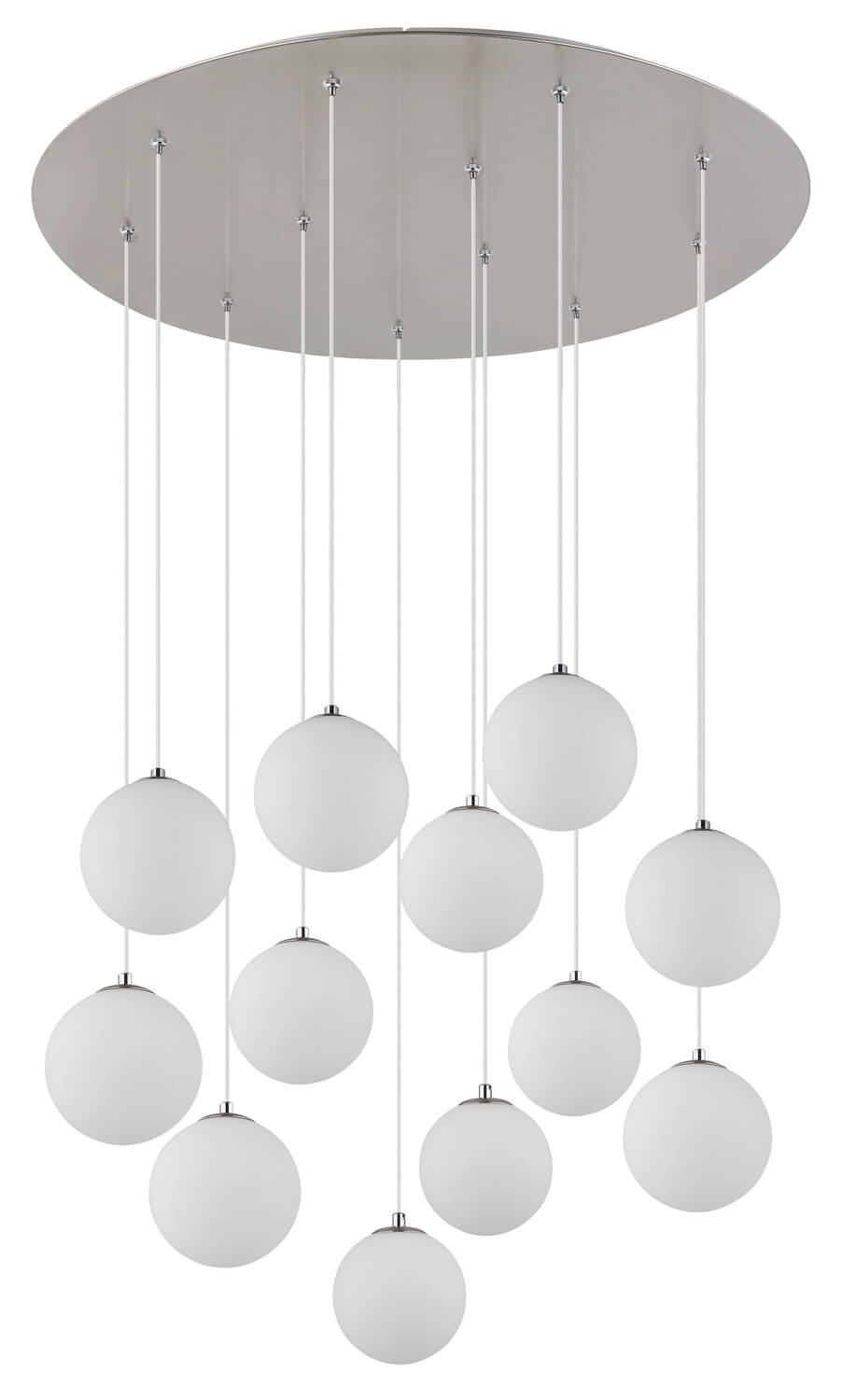 Plafonnier Riha nickel satiné