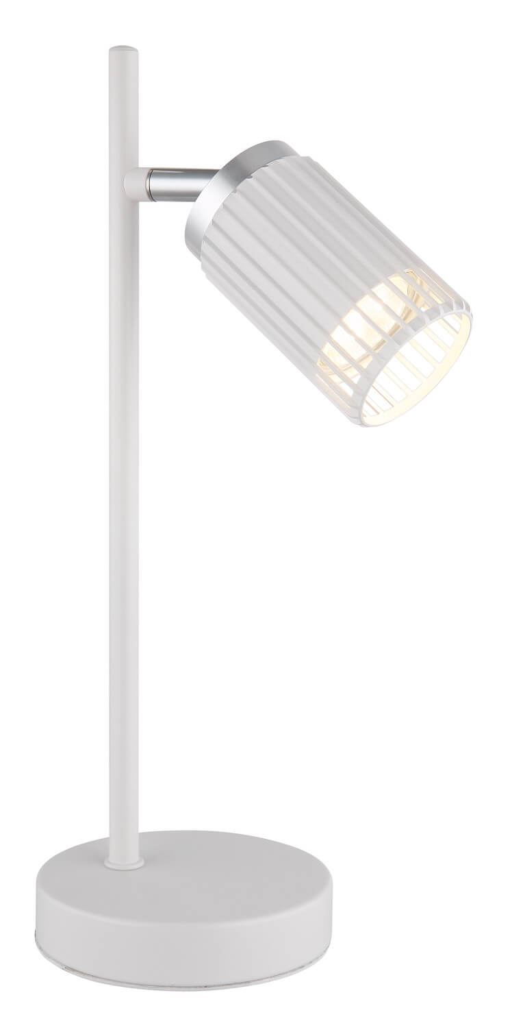 Lampe à poser Korben blanche mat