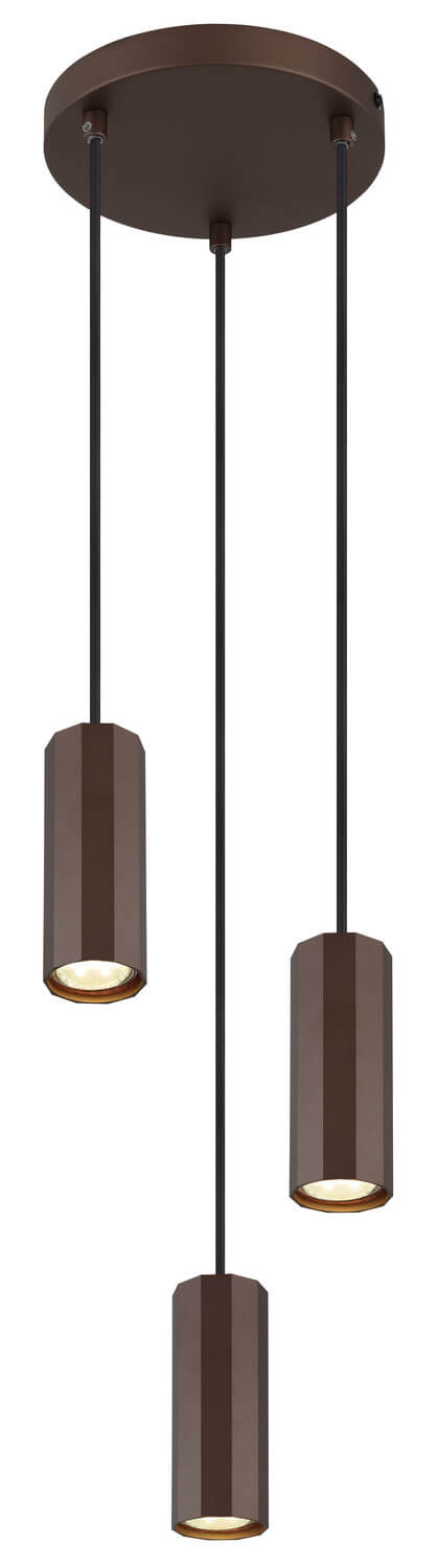 Suspension luminaire | James Bronze