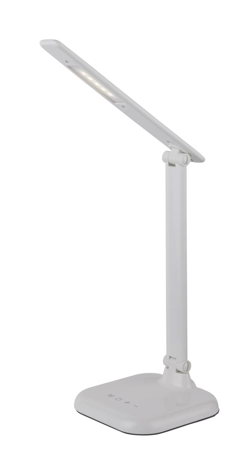 Vue arrière de trois quarts soulignant la finesse du diffuseur LED blanc