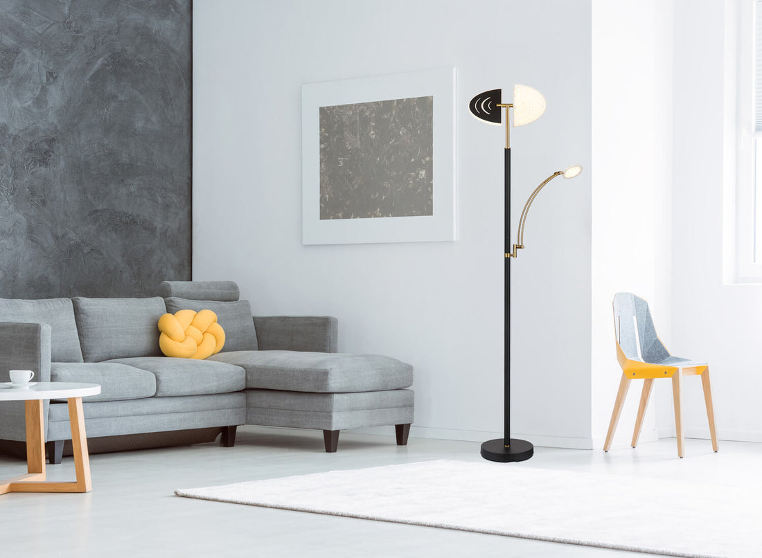 Lampadaire salon | Tirana Noir