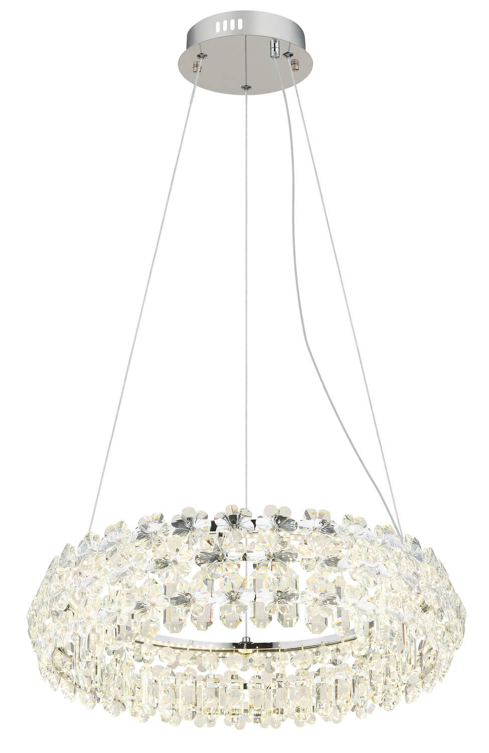 Suspension luminaire | Diann Chromée