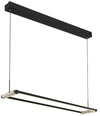 Suspension Mariella noire mat