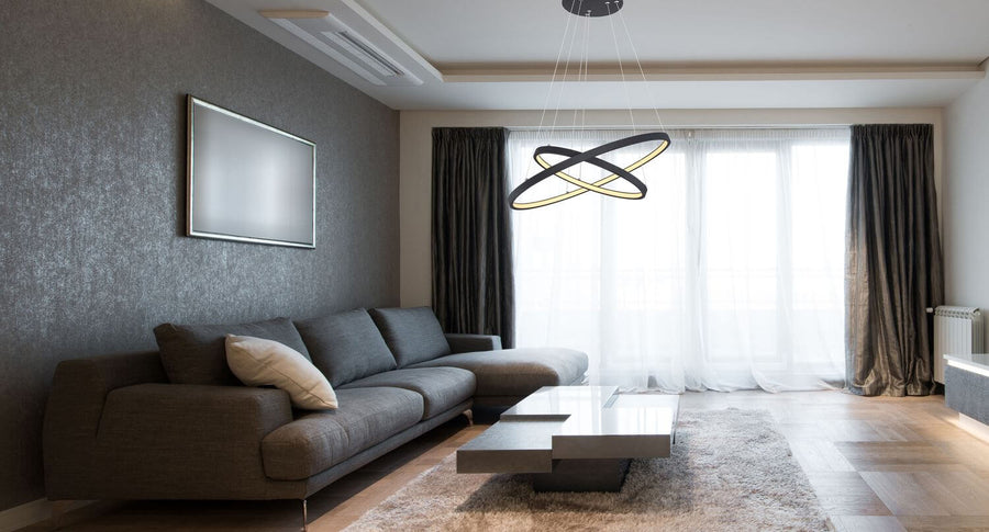 Suspension Ralph noire mat (67192-42B)