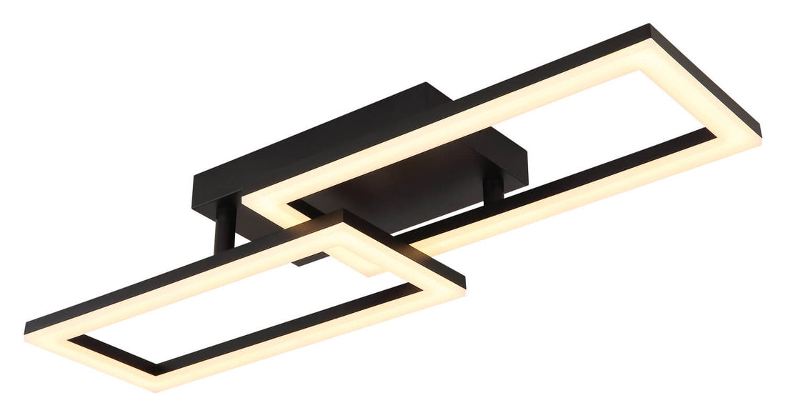 Plafonnier Sapena noir mat (67328-20O)