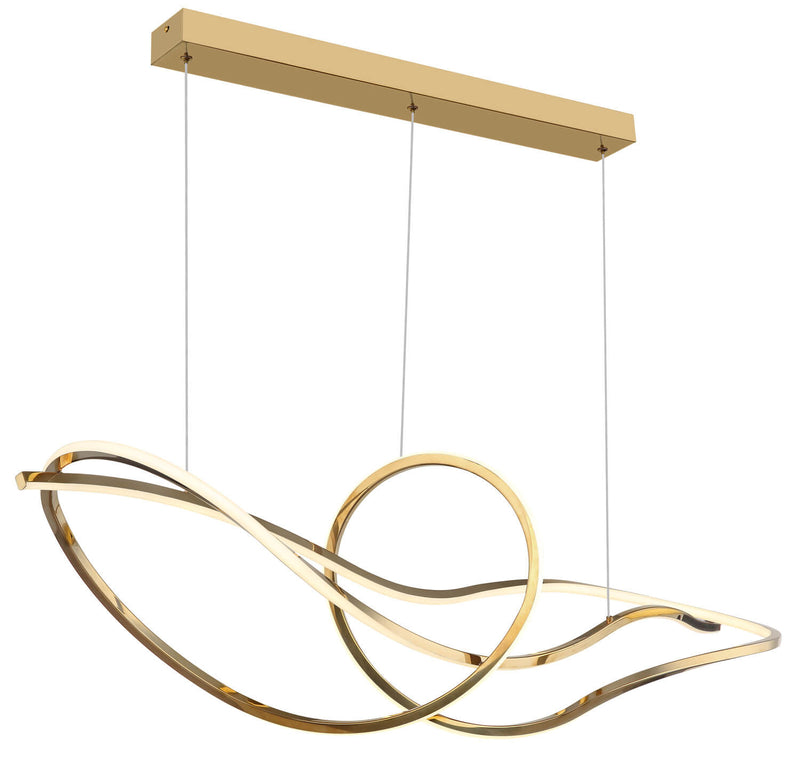 Suspension Iduna dorée