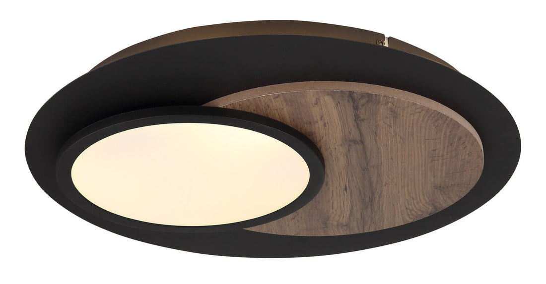 Plafonnier Kory noir mat (67351-24)