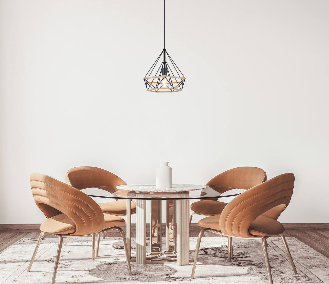 Suspension luminaire | Ulleu Noire H 150 cm