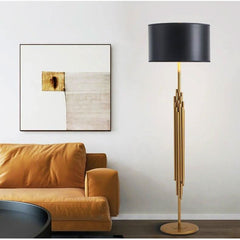 Große Stehlampe | Art-Déco-Eleganz