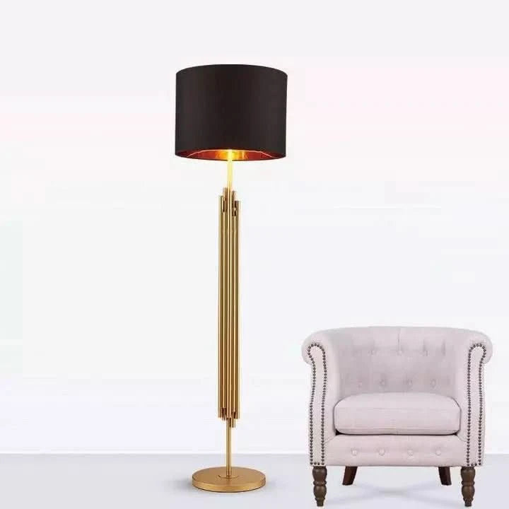 Große Stehlampe | Art-Déco-Eleganz