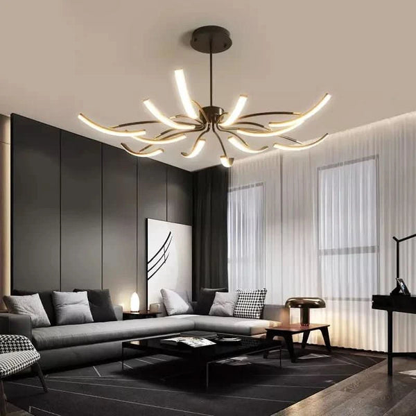 Große moderne LED-Deckenleuchte, leistungsstarke und dimmbare Beleuchtung | Zenith Light