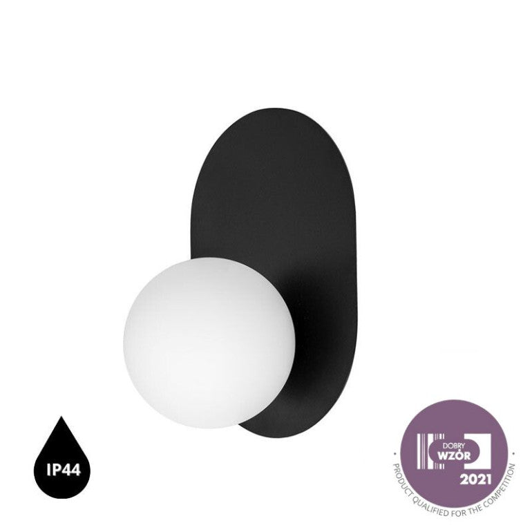 Applique murale HANEA IP44 Noir