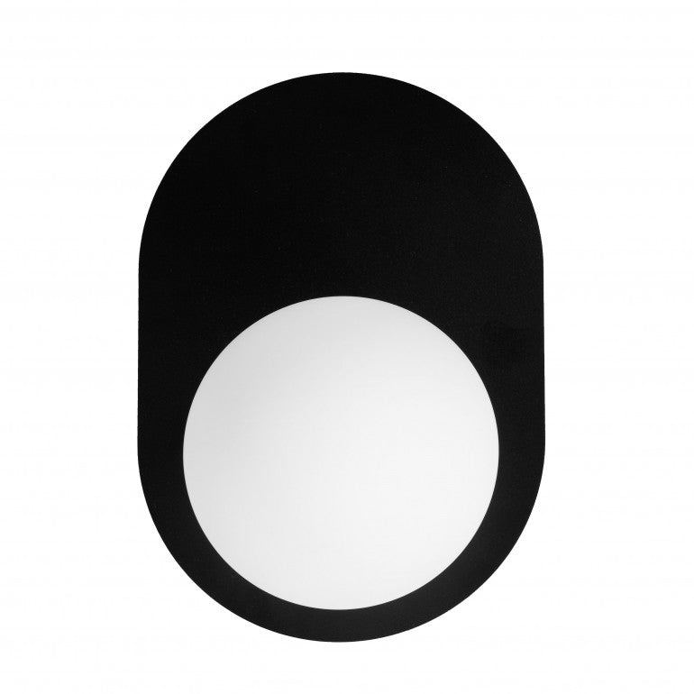 Dos de la version noire, cercle lumineux blanc inscrit dans la platine oblongue