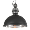 Suspension Design Industriel Noir Chromé