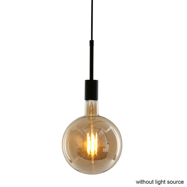 Moderne minimalistische schwarze Pendelleuchte