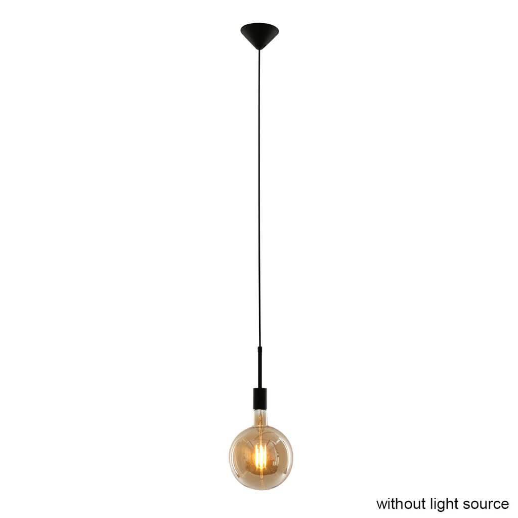Moderne minimalistische schwarze Pendelleuchte