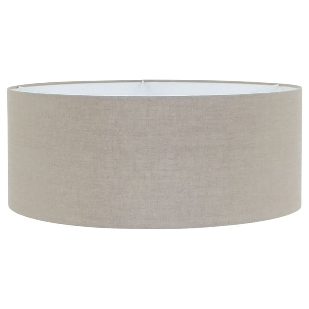 Abat-jour tambour en lin gris Ø 50 cm de la suspension Sparkled