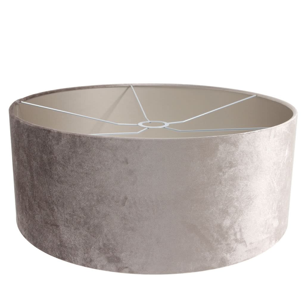 Lustre noir velours moderne Velora, abat-jour argenté à intérieur doré – vue 4 – Designix.fr