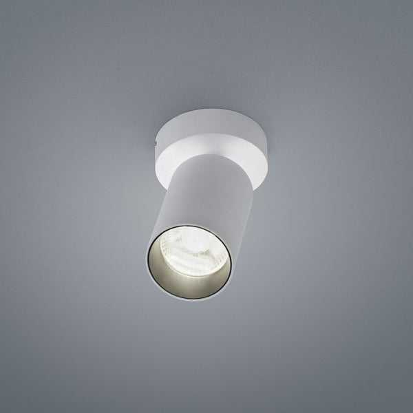 Plafonnier Riwa blanc, H 12 cm