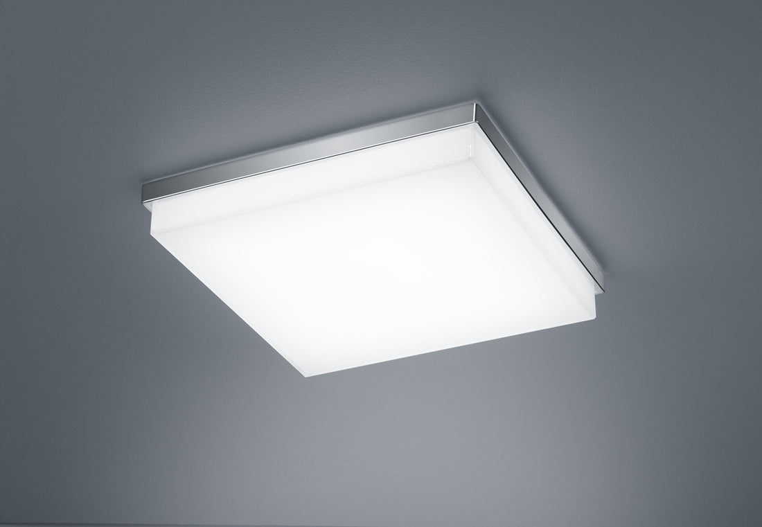 Plafonnier Cosi nickel, L 31,5 cm