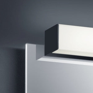 Applique murale Lado noire, L 60 cm