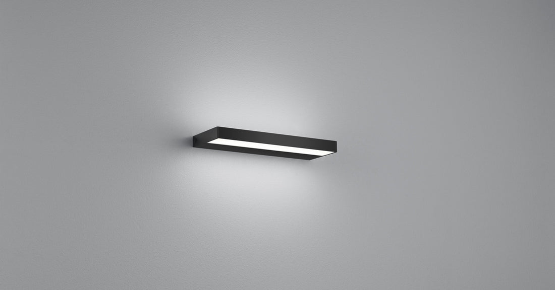 Applique murale Slate noire, L 30 cm