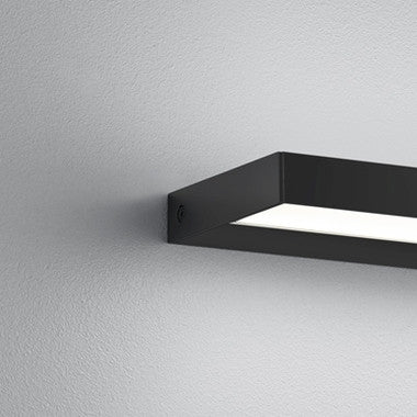 Applique murale Slate noire, L 30 cm