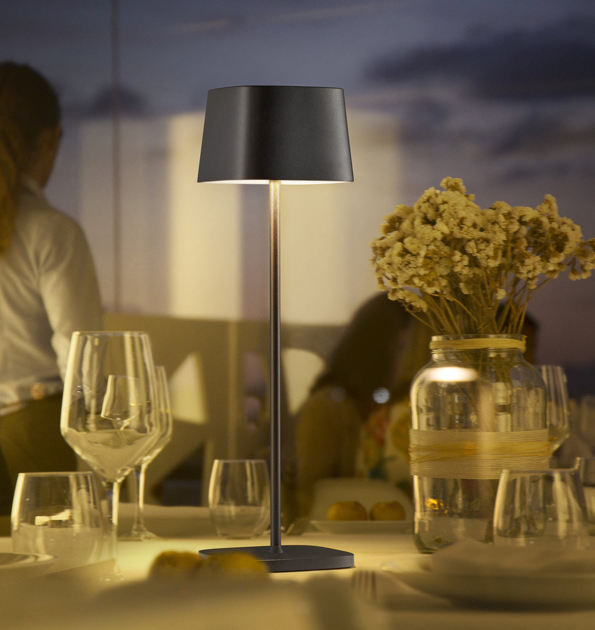 Lampe extérieure Kori blanche
