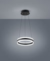 Suspension LIV noire, Ø 40 cm