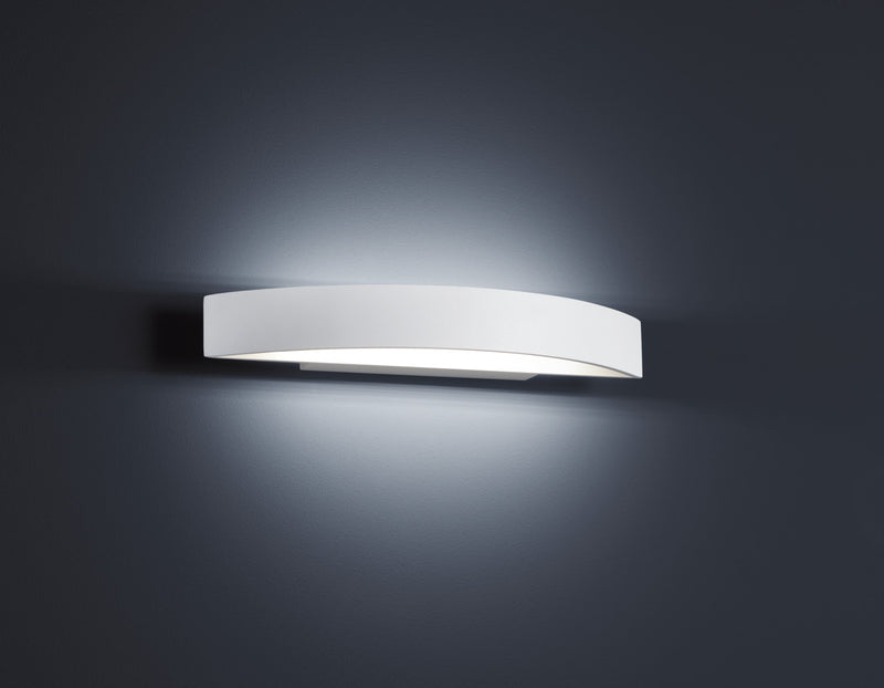Applique murale Yona blanche, L 37,5 cm
