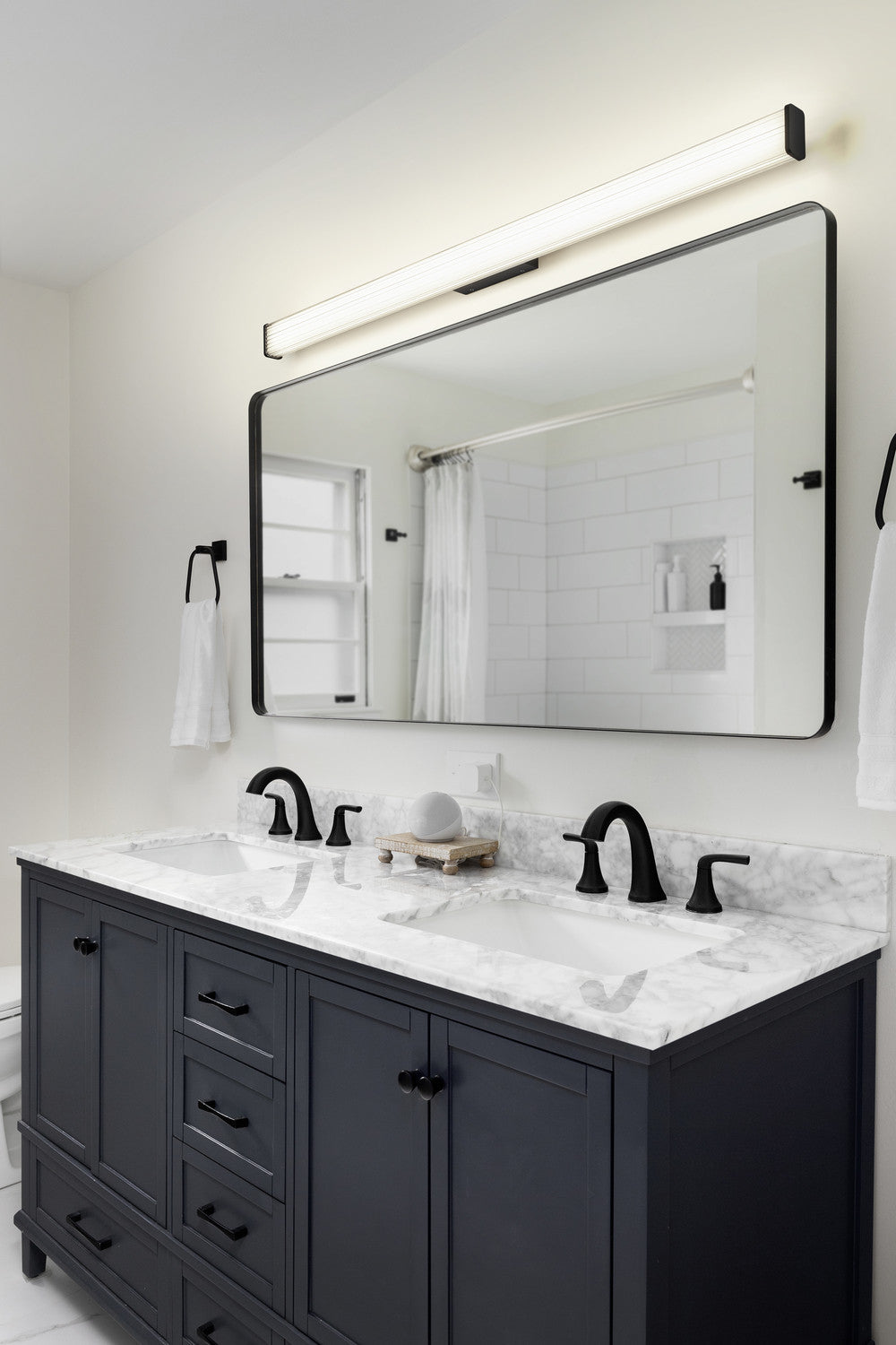 Applique murale Alla chromée, L 120 cm