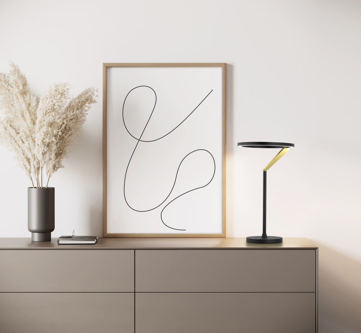 Lampe à poser Elara noire (9-5093.28)