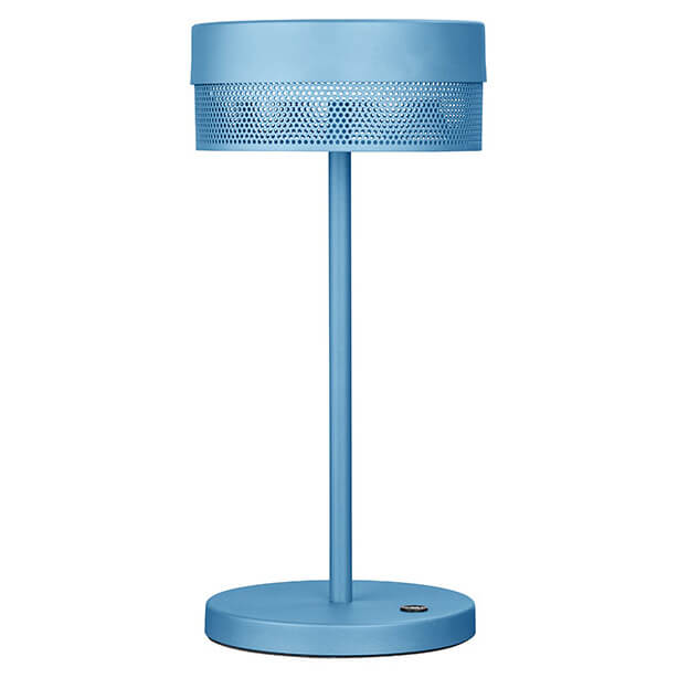 Lampe à poser sans fil Mesh-B bleu, H 30 cm