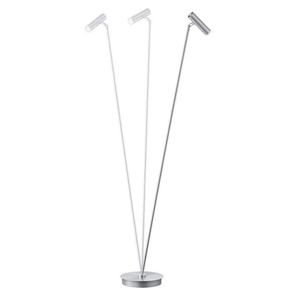Lampadaire Tom nickel satiné (60456/1-92)