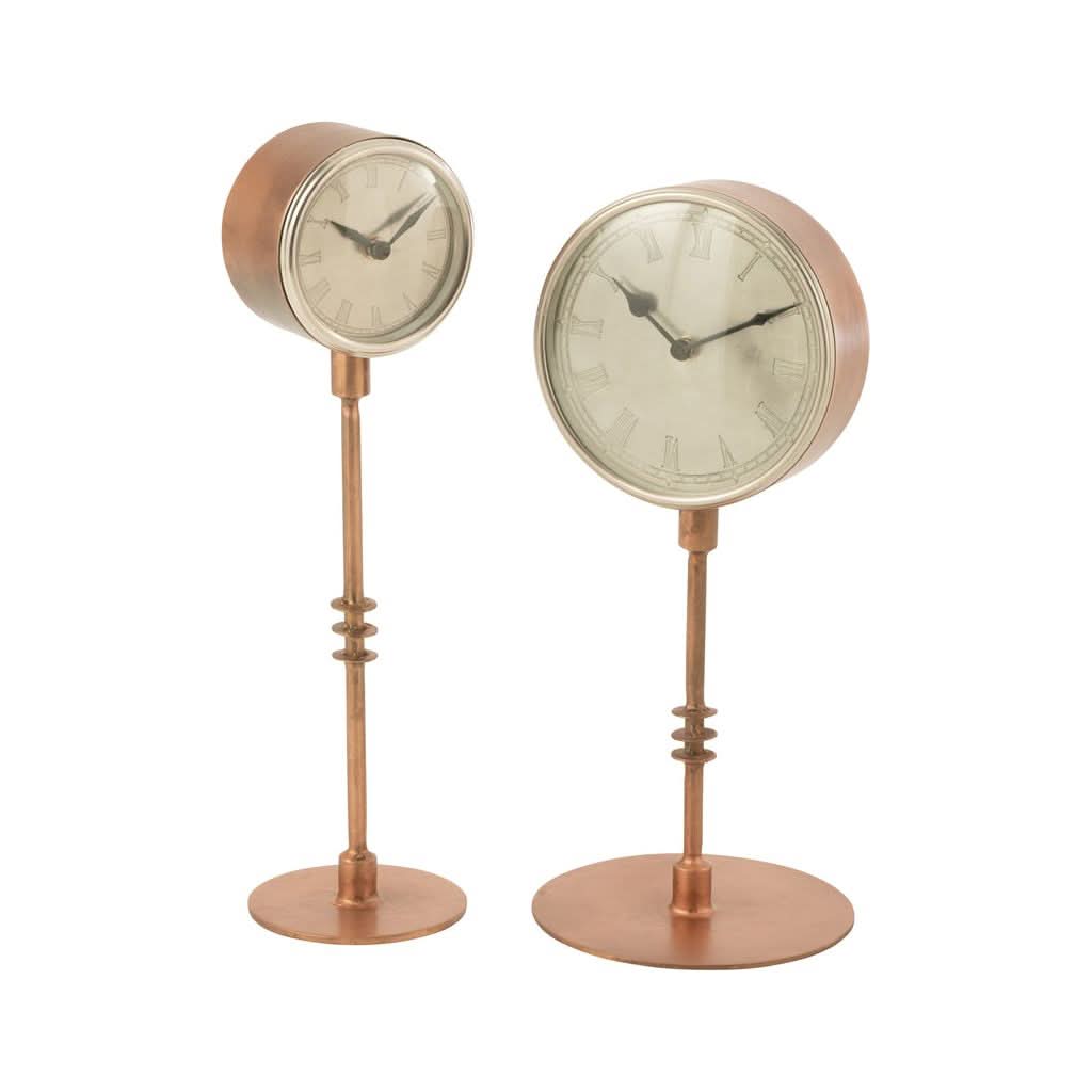 Horloge Antique Cuivre Grand Format - Designix