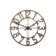 Kleine schmiedeeiserne Uhr