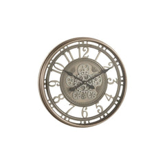 Uhr Sichtbares Uhrwerk Metall Glas