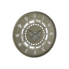 Große Wanduhr aus antikem Kupfermetall
