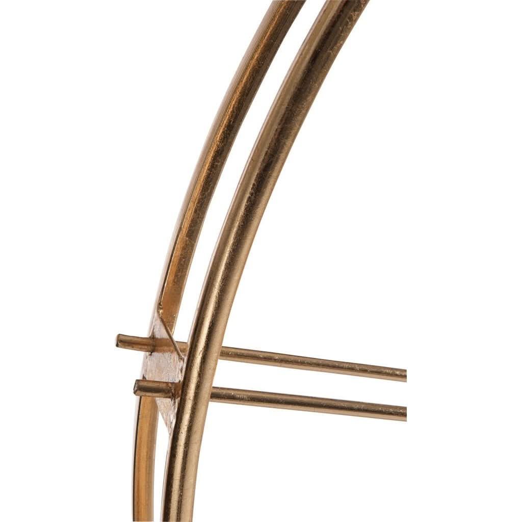 Horloge Métal Doré Ronde - Designix