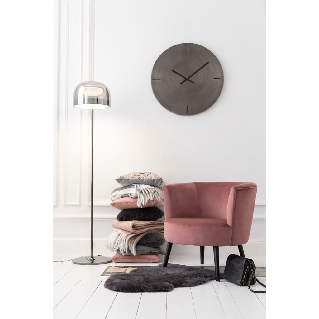Horloge Métal Gris Foncé Petite - Designix