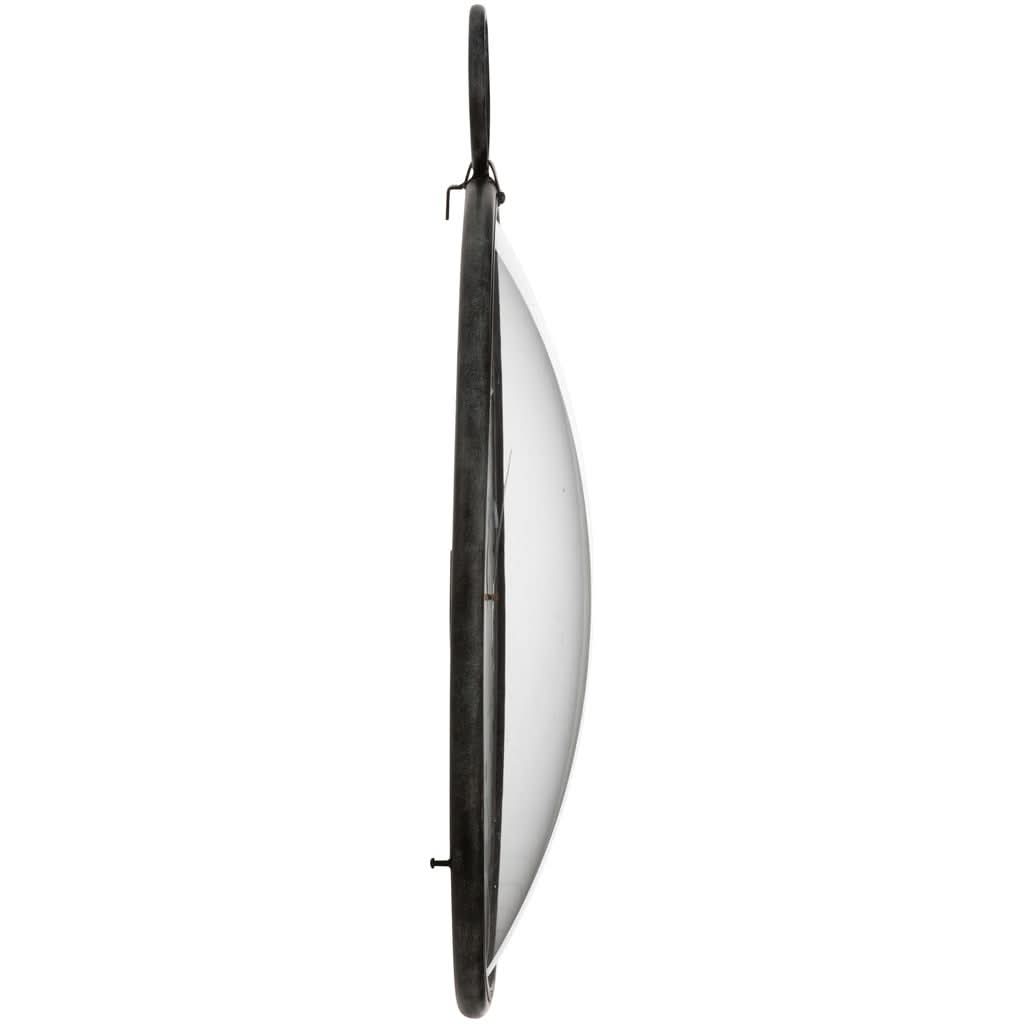 Moderne Design-Wanduhr aus schwarzem Metall