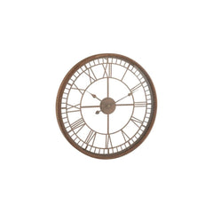Romantische Uhr aus Metall und Glas