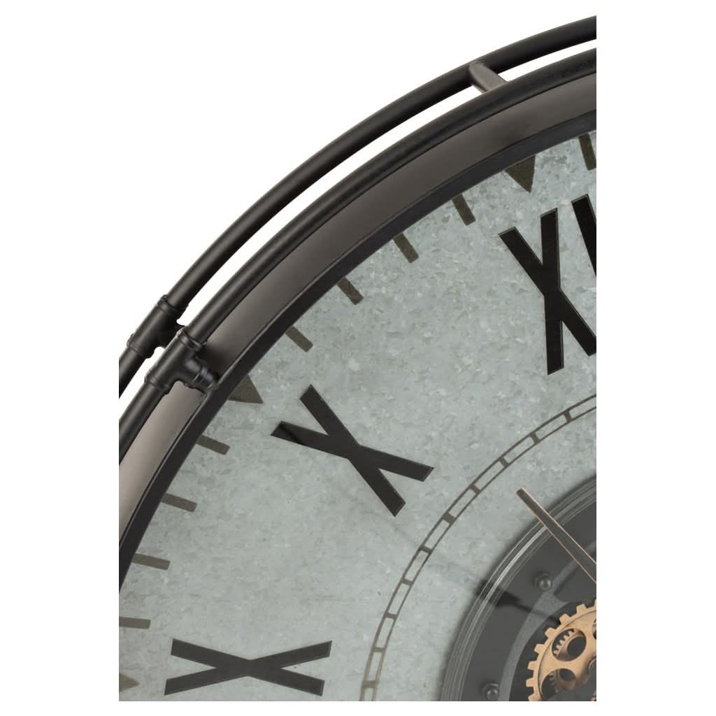 Horloge Métallique Chiffres Romains - Designix