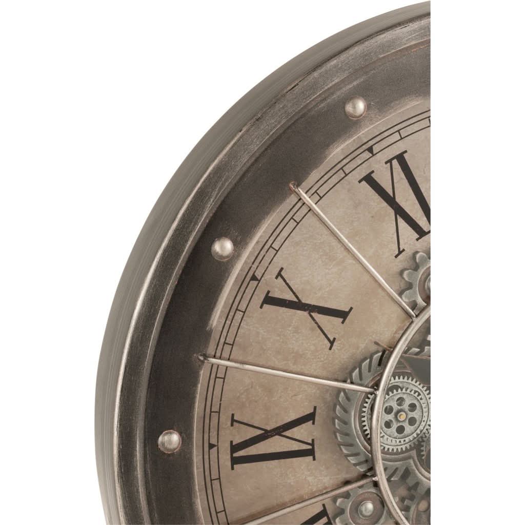 Römische Uhr mit sichtbarem Uhrwerk
