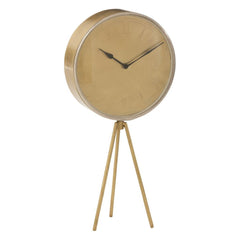Große Dreifuß-Uhr aus goldenem Eisen