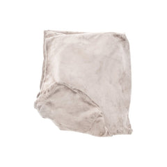 Housse de Canapé Velours Beige avec Coussins